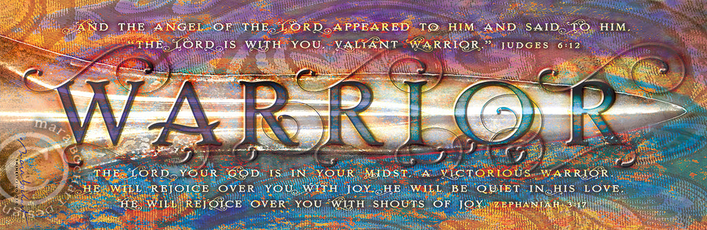 Warrior - premium canvas