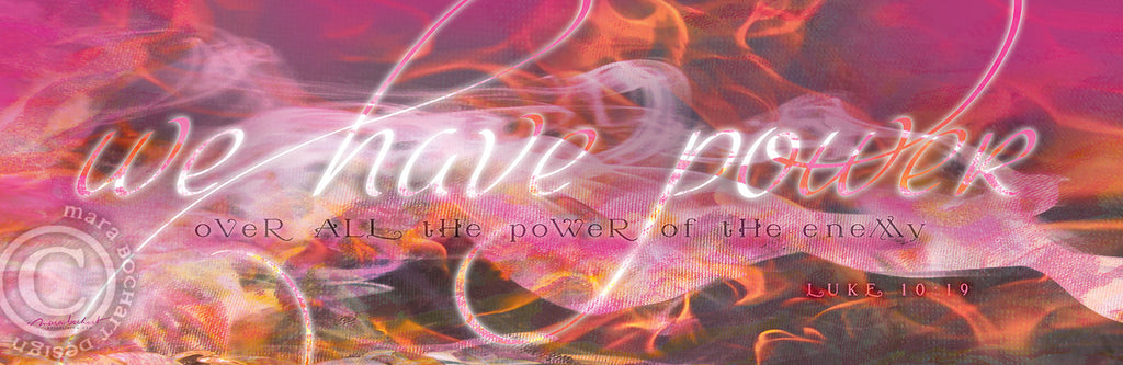 We Have Power - scarf 25x77