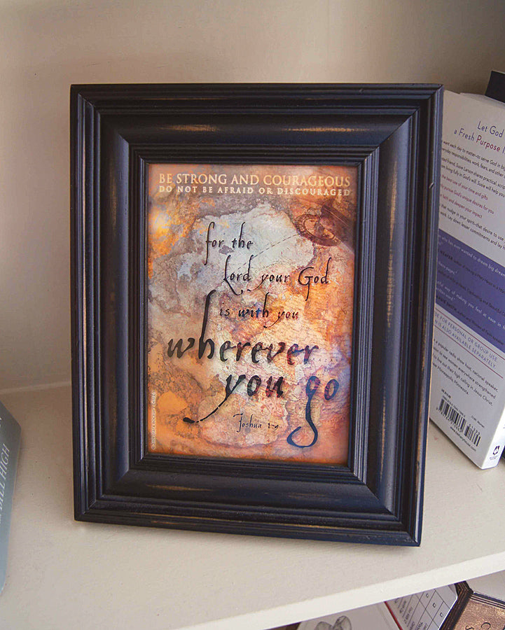 Wherever You Go - framed 5x7
