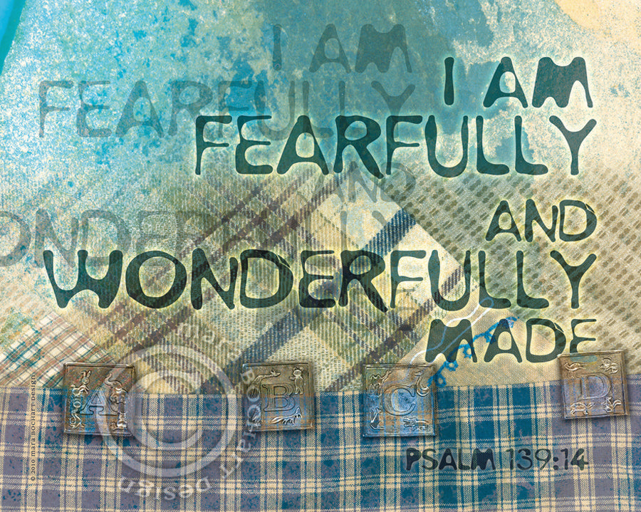 Wonderfully Made - frameable print