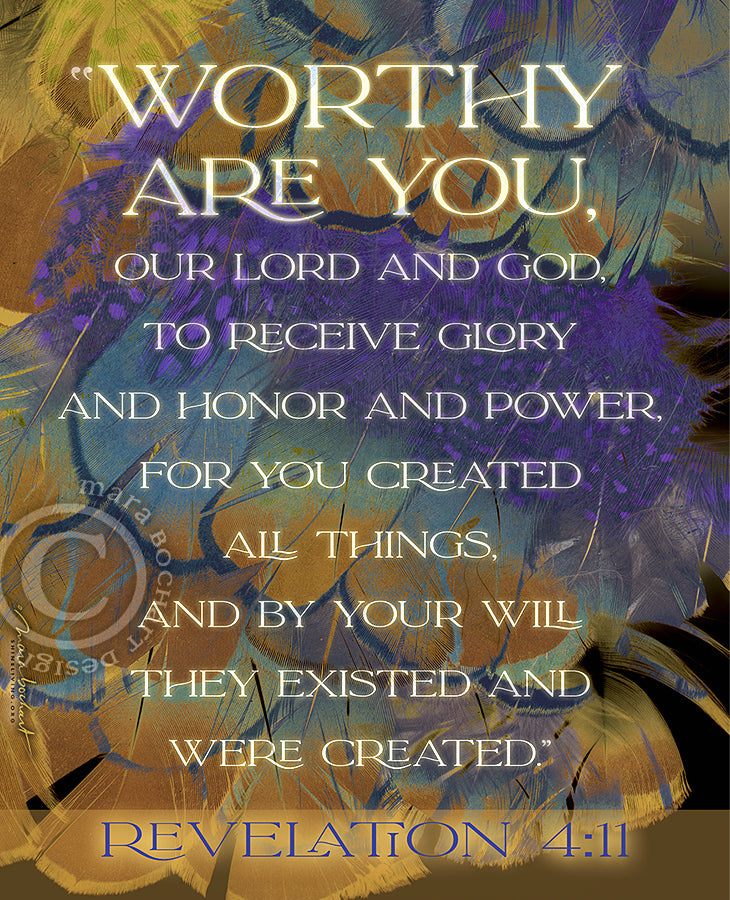 Worthy Are You - premium canvas