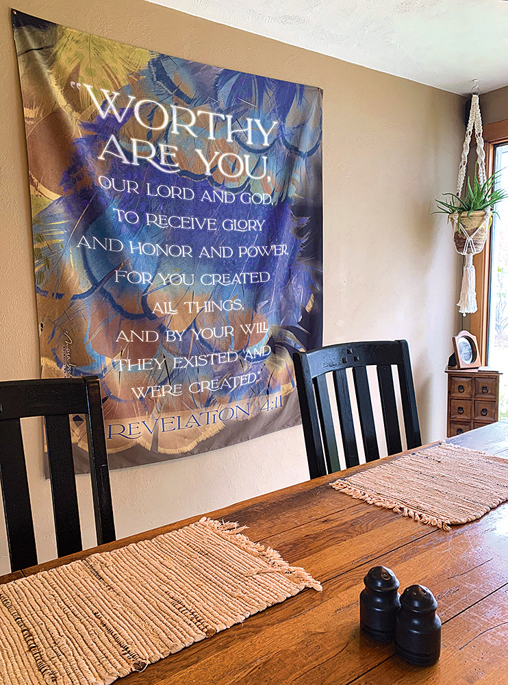 Tapestry Only. Shown here with decorative tacks (not included).