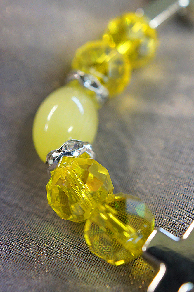 I AM HEALED - bracelet - canary yellow