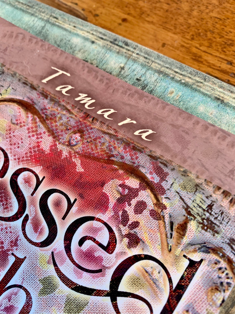 Blessed Is She - personalized pallet