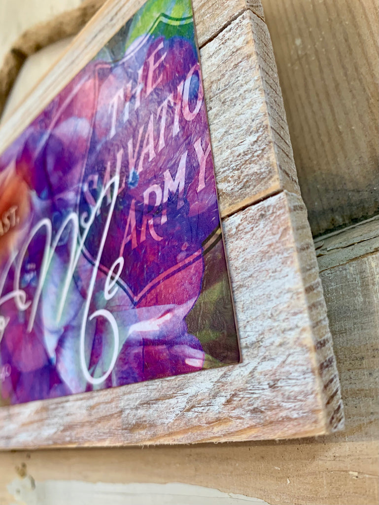 Unto Me - custom personalized pallet